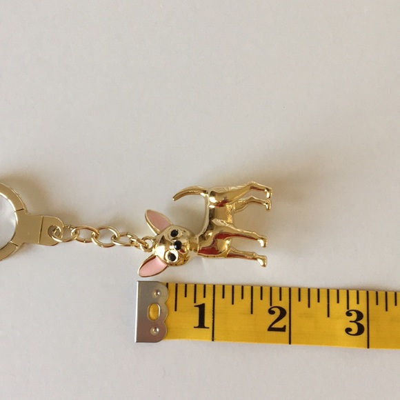 Kate Spade Chihuahua Dog Key Fob Keyring - Picture 7 of 8